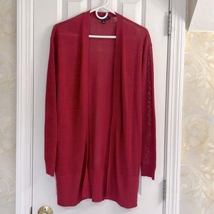Ann Taylor Red Women's Cardigan